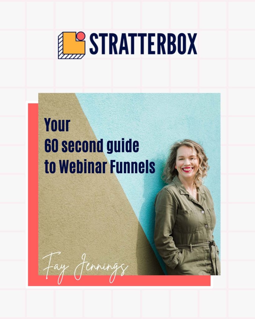 A 60 second lesson in webinar funnels