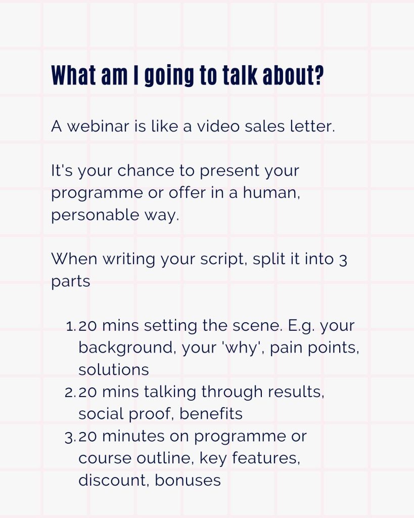 webinar scripts